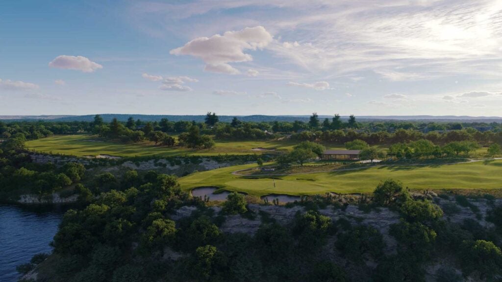 A rendering of Loraloma's 8th hole.