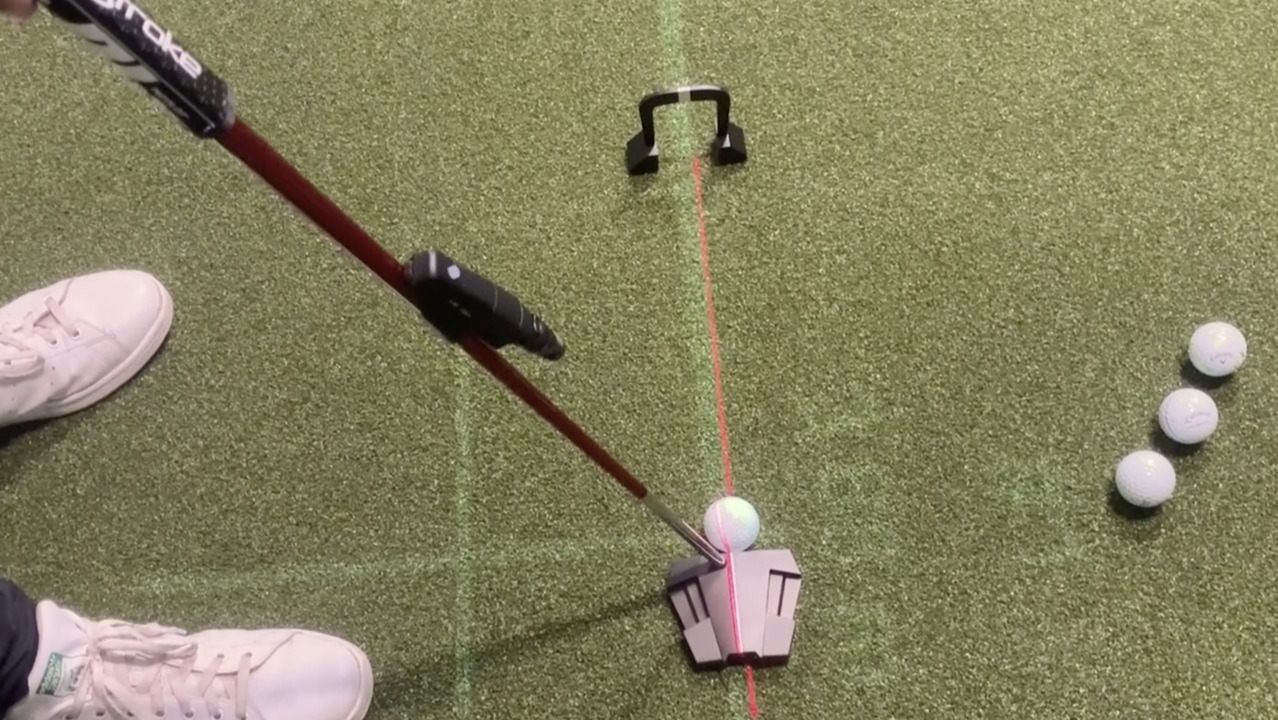 The most productive way to work on your putting stroke when stuck indoors