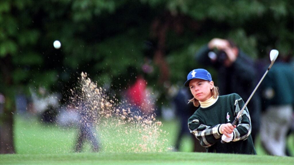 Annika Sorenstam at the 1996 Solheim Cup.