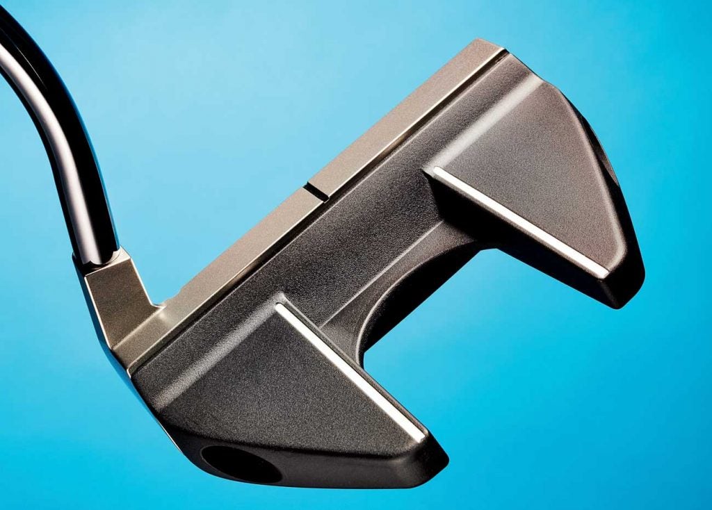 A view of the Axis1 Rose Proto putter from the back.