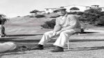 After nearly being killed when his car was hit by a bus in 1949, Hogan spent two months in the hospital. He returned to competition at the 1950 L.A. Open, where he lost in a playoff to Sam Snead.