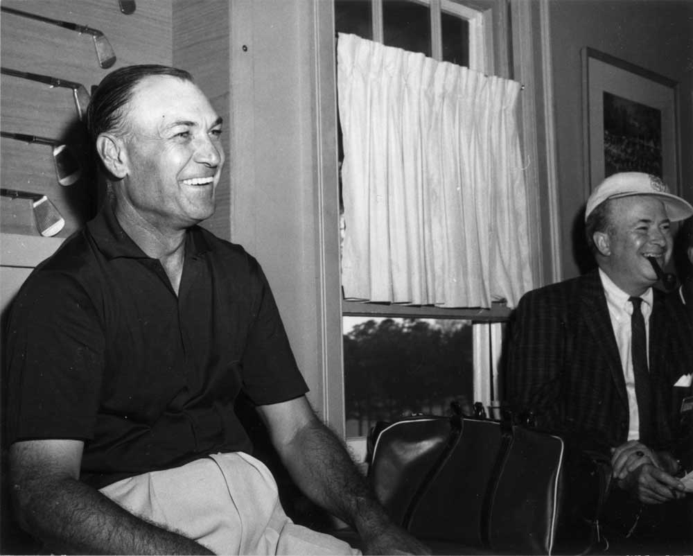 Ben Hogan at the Masters in the 1950s.