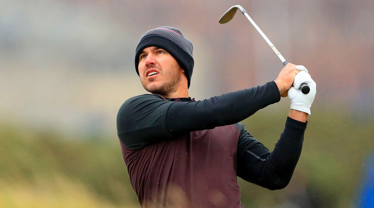 Brooks Koepka hits a shot at the Dunhill Links Championship. He's in the field this week at the CJ Cup.