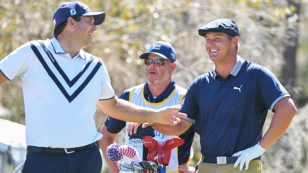 Patrick Reed and Bryson DeChambeau laugh at 2021 WGC-Workday Championship