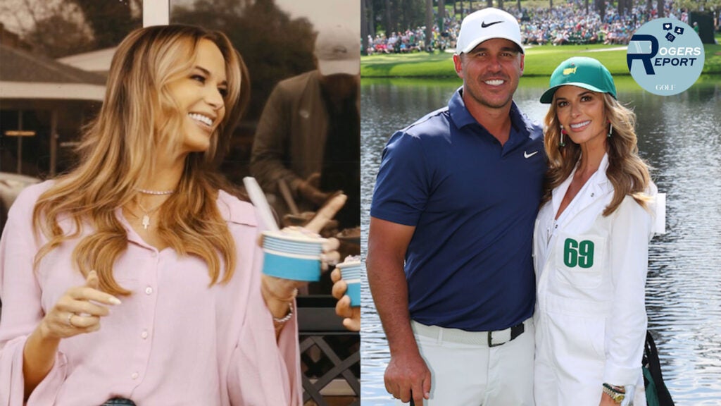 Jena Sims and Brooks Koepka