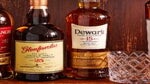 Dewar's scotch and other bottles of scotch