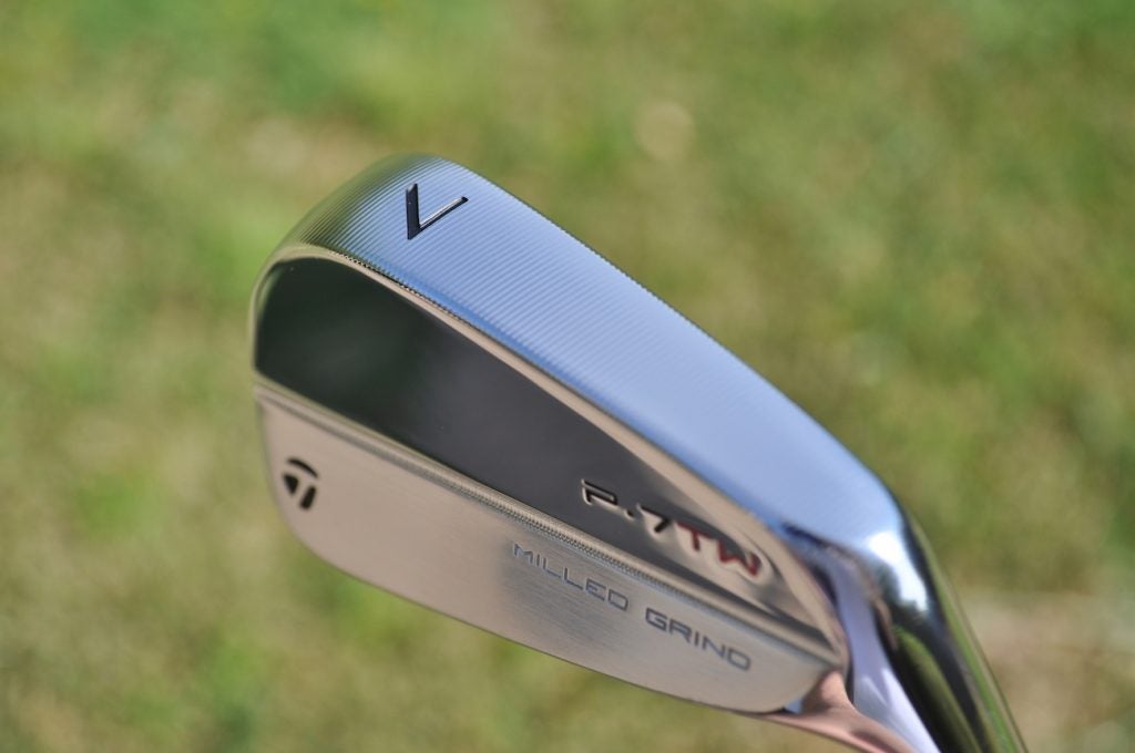 TaylorMade's P7TW irons are the first to incorporate the company's Milled Grind sole. 