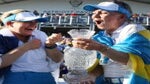 Europe celebrates winning the Solheim Cup.