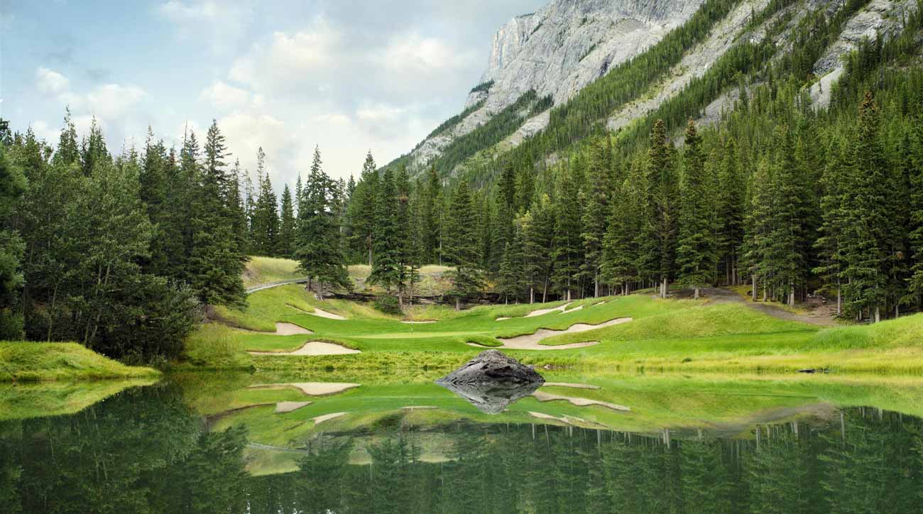 Fairmont Banff Springs features 27 holes of idyllic golf.