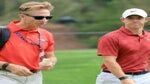 brad faxon and rory mcilroy walk together