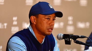 tiger woods press conference