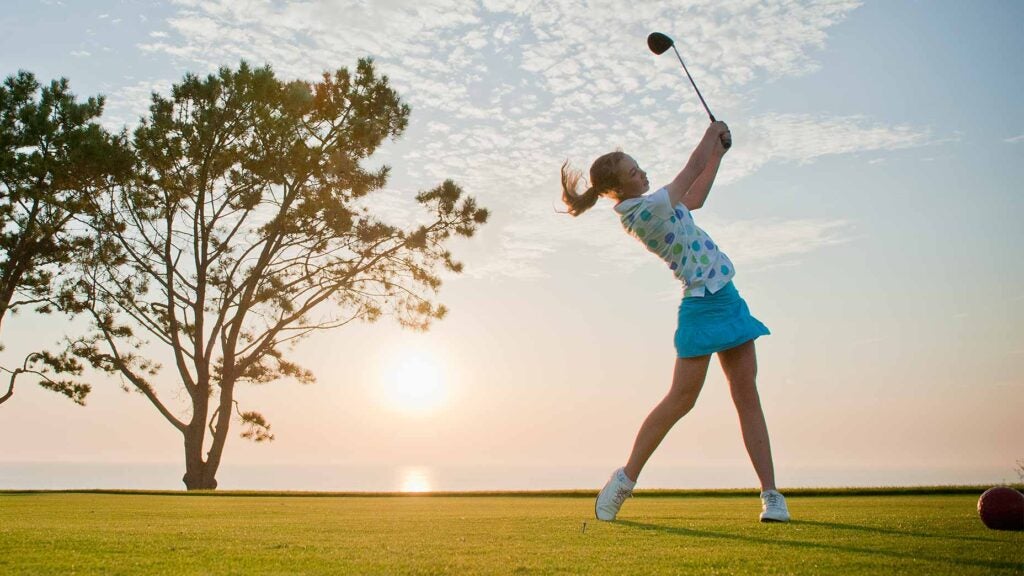 A good warmup helps you make a free, fluid swing.