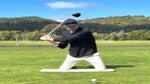 GOLF Teacher to Watch Kelvin Kelley demonstrates how hitting a driver while kneeling can improve your swing to hit stronger shots