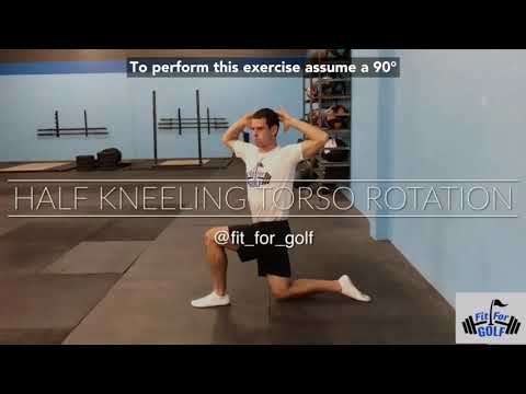 Half Kneeling Thoracic Rotation