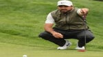 Jason Day and his putter at the Wells Fargo Championship.