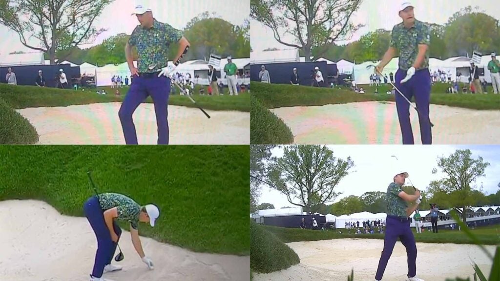 jordan spieth at the pga championship on friday