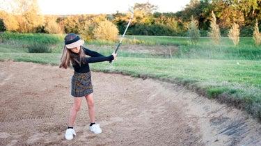 Junior golfer