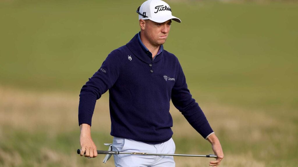 Justin thomas at the open championship