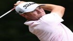Justin Thomas hits iron shot at PGA Tour event