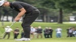 keegan bradley rolls in a putt at the zozo championship.