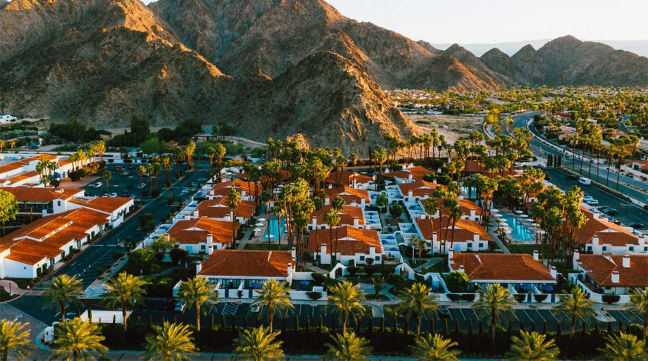 An aerial view of just a portion of La Quinta Resort & Club.