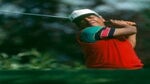 Pro golfer lee trevino swings