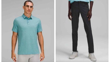 Lululemon polo and pants