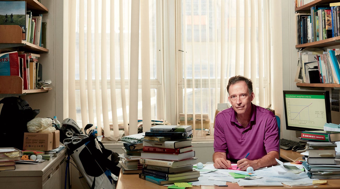 Mark Broadie in his Columbia University office