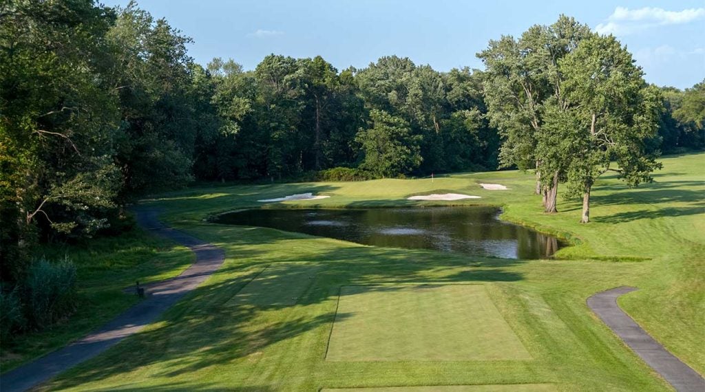 A look at the 16th hole at Mountain Ridge Country Club in New Jersey.