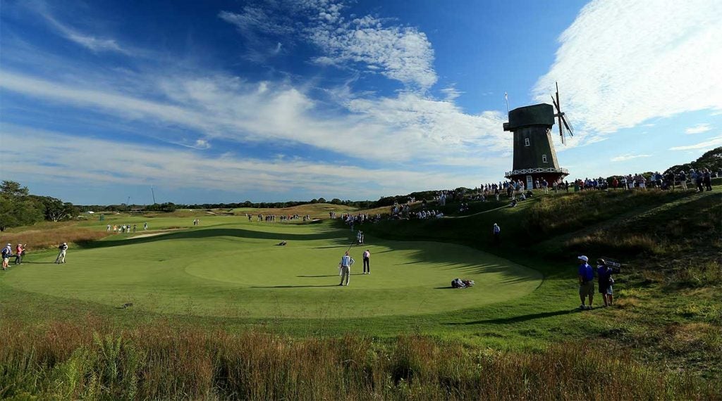 National Golf Links in Southampton, New York, during the 2013 Walker Cup.