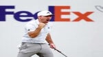 Nick Taylor of Canada reacts after making a putt on the 18th hole during the final round of the RBC Canadian Open at Oakdale Golf & Country Club on June 11, 2023 in Toronto, Ontario.