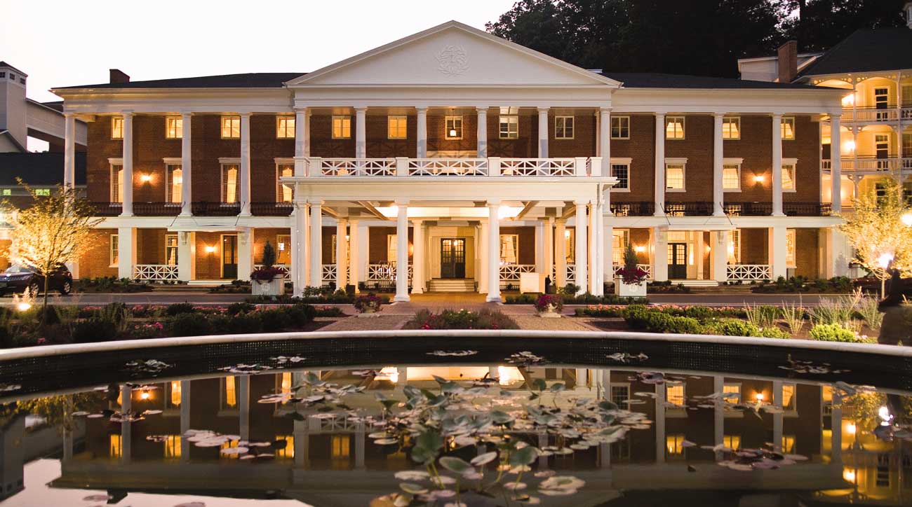 The hotel at Omni Bedford Springs Resort dates back to the 1800s.