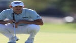 Patrick Cantlay lines up a putt on the tenth green during the third round of the Shriners Children's Open at TPC Summerlin on October 08, 2022 in Las Vegas, Nevada.