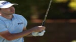 Patrick Cantlay plays his shot from the 11th tee during the third round of the Shriners Children's Open at TPC Summerlin on October 08, 2022 in Las Vegas, Nevada.