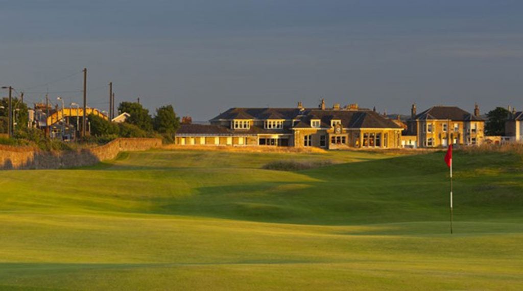 The opening tee shot at Old Prestwick is one of golf's most iconic.