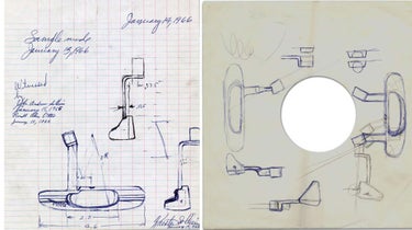 Ping Anser putter patent plans