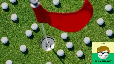 Practice putting green