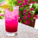 Prickly pear mocktail
