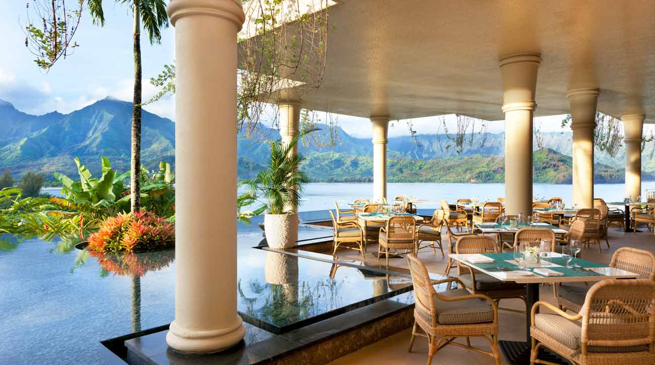 The Makana Terrace at Princeville Resort Kauai.