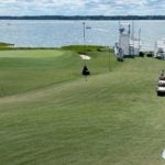 No fans are allowed at the RBC Heritage, but some vacationers got really lucky