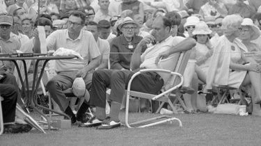 A stunned Roberto De Vicenzo after he signed an incorrect scorecard at the 1968 Masters.