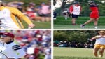 TOLEDO, OHIO - SEPTEMBER 05: Leona Maguire of Team Europe reacts to her putt on the 14th green during the Foursomes Match on day two of the Solheim Cup at the Inverness Club on September 05, 2021 in Toledo, Ohio. (Photo by Gregory Shamus/Getty Images)