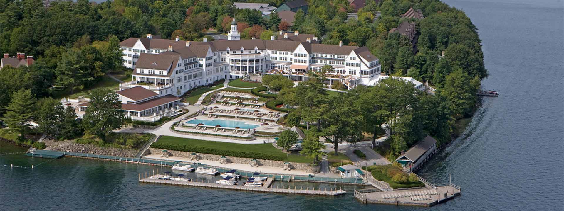 A view of The Sagamore Resort in New York.