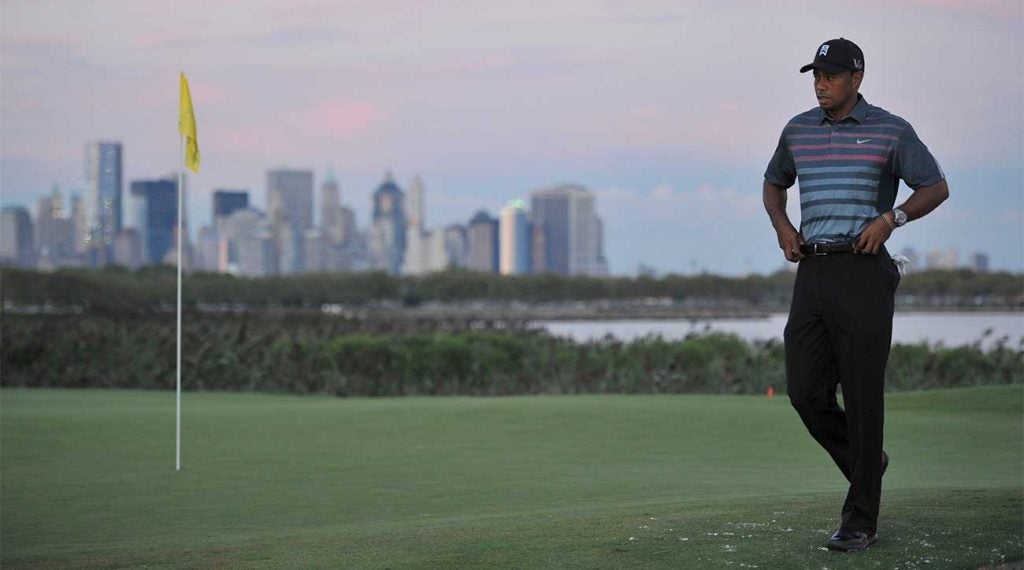 Tiger Woods is in The Northern Trust this week, but he'll be back at Liberty National for the Nexus Cup in September.
