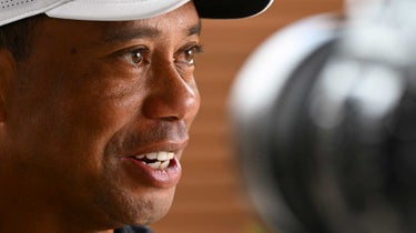 Tiger Woods at the Hero World Challenge