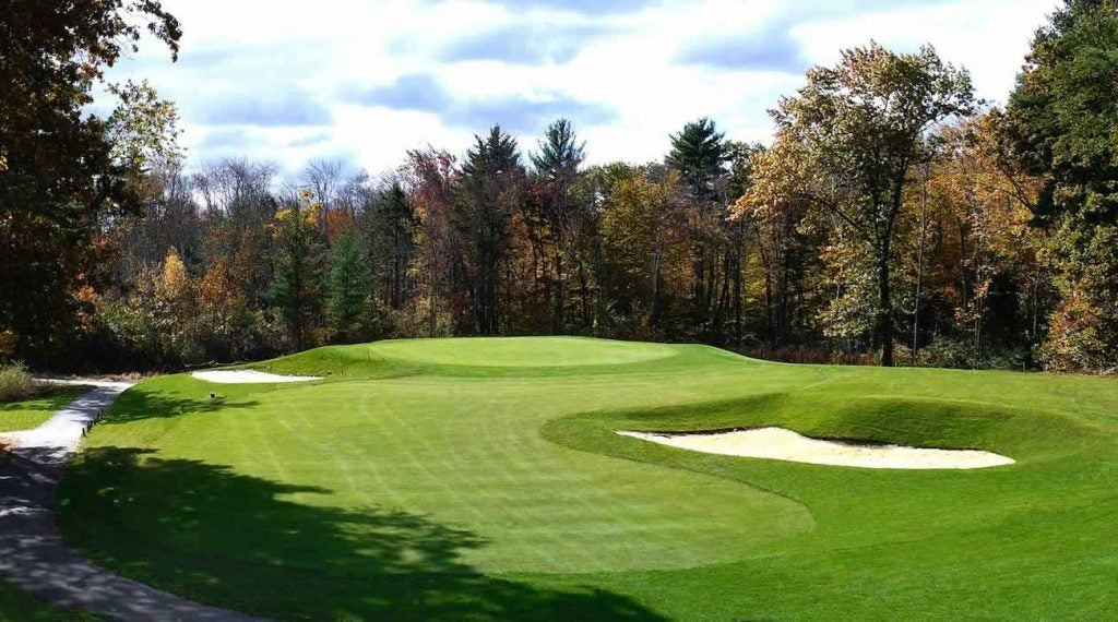 A view of Breakfast Hill Golf Club.