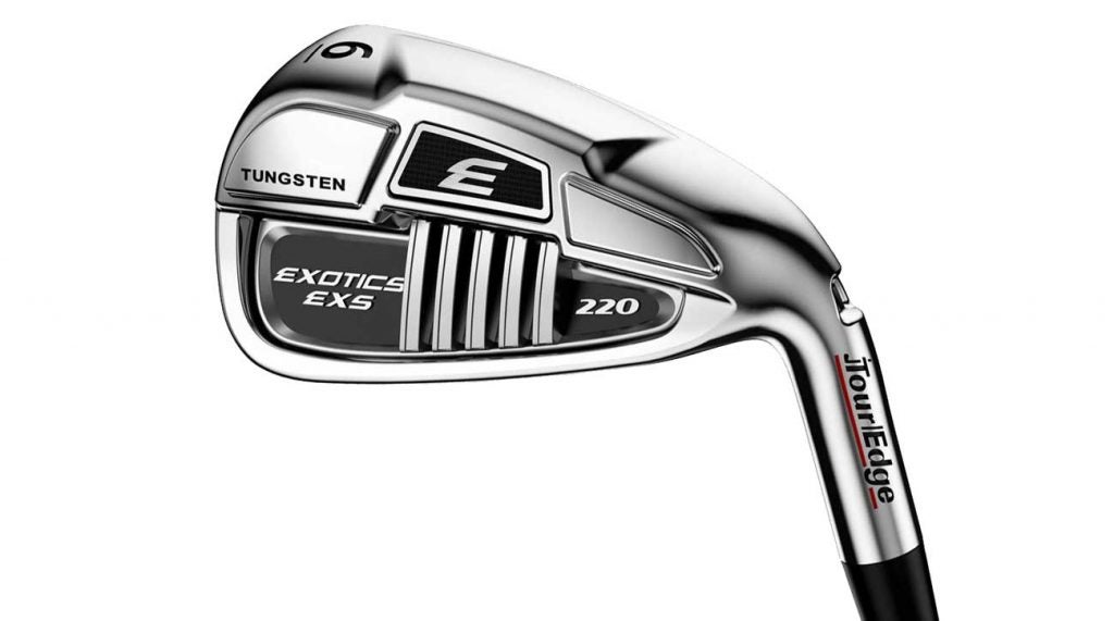 Tour Edge Exotics EXS 220 irons.