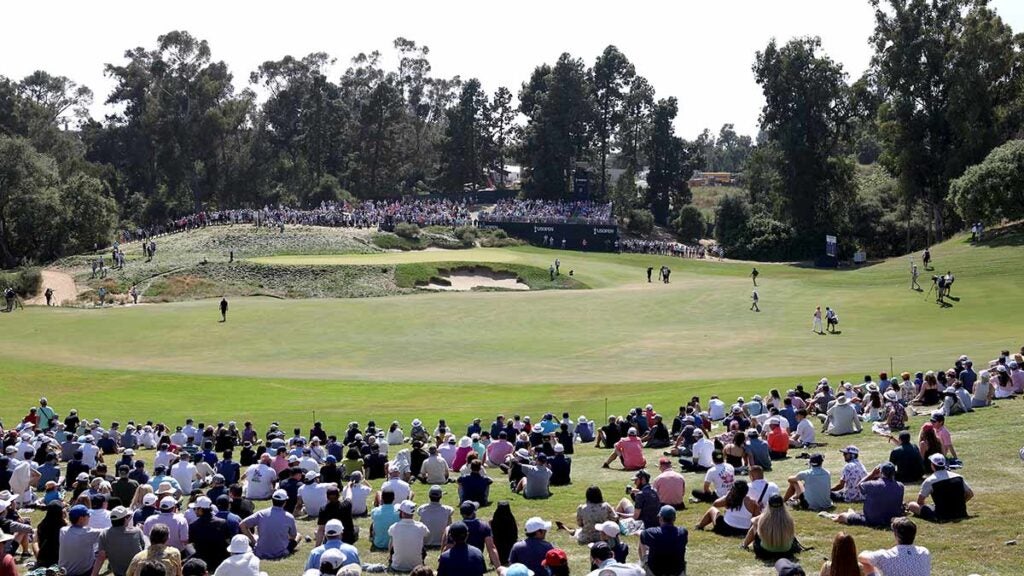 The par-4 6th hole at Los Angeles Country Club's North Course.