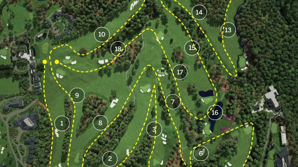 It took our staffer 9,837 steps to walk all 18 holes at Augusta National.